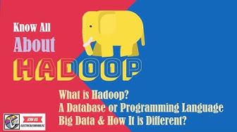 'Video thumbnail for Hadoop - What is it, a Database or a Programming Language.'