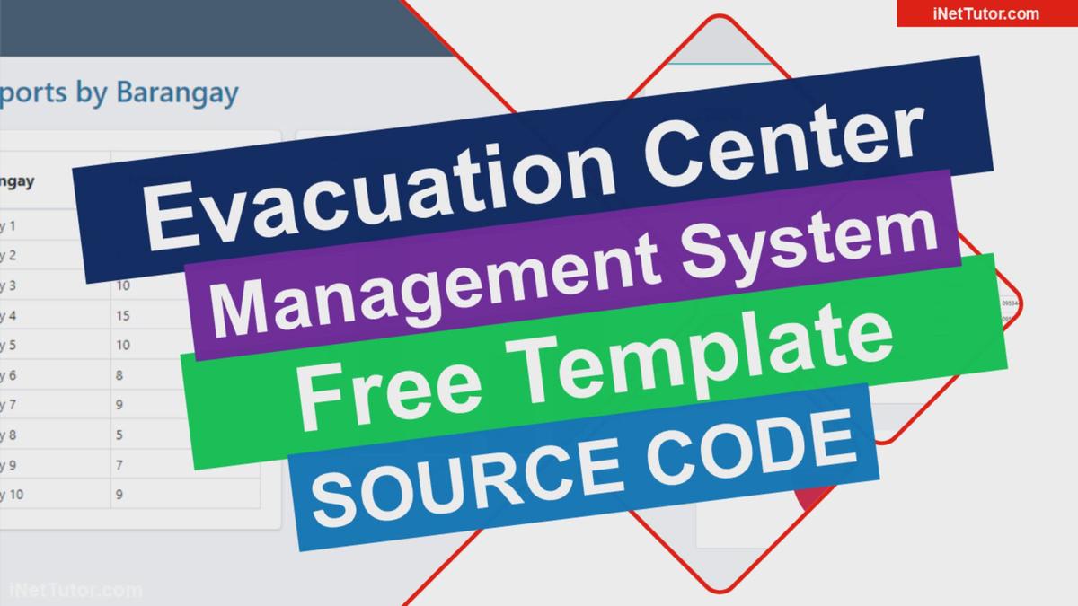 'Video thumbnail for Evacuation Center Management System '