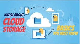 'Video thumbnail for What Cloud Storage means, Types, Examples, Advantages and Disadvantages of Cloud Storage'