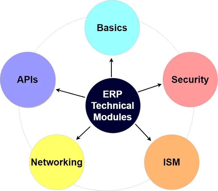 Modules of ERP - 3 Common types, SAP and Oracle ERP modules