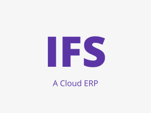 IFS ERP Software Overview (Pricing, Modules, Pros & Cons)