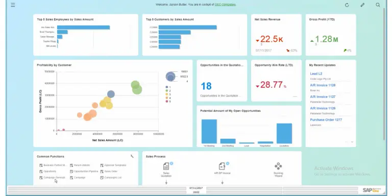 SAP Business One ERP (Pricing, Features, and Details)