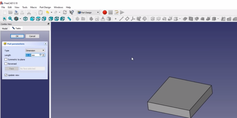 Model View Of Freecad 768x384 