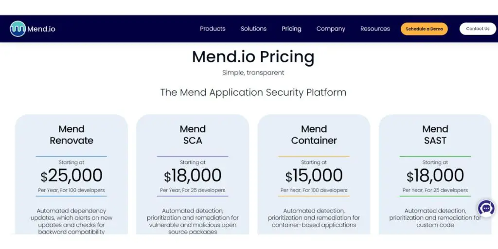 Pricing of Mend